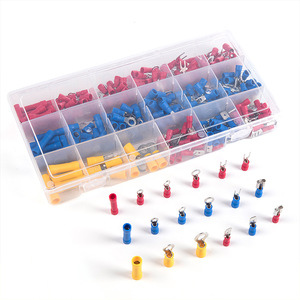 Kit de bornes Yueqing 300 pièces, connecteurs isolés à sertissage à froid, alimentation électrique, ignifuges YS-5 - Product Image 1