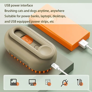 猫のスチームブラシ犬の髪のクリーニングリムーバーブラシペットマッサージのための猫のスプレーブラシ - Product Image 5