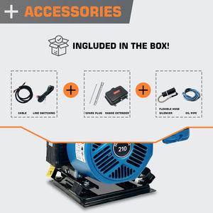 Generador Portátil Pequeño y Silencioso de 48v 72v CC, Extensor de Rango de 3kw 4kw 5kW, Generador Refrigerado por Viento para Cuatriciclo Eléctrico de Baja Velocidad - Product Image 4