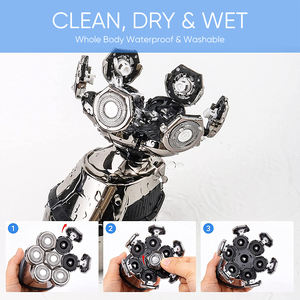 <span class=keywords><strong>Rasoir</strong></span> électrique 7D rechargeable, <span class=keywords><strong>rasoir</strong></span> rotatif étanche, tondeuse à <span class=keywords><strong>barbe</strong></span>, tondeuse à poils de nez, <span class=keywords><strong>rasoir</strong></span> électrique pour hommes - Product Image 5