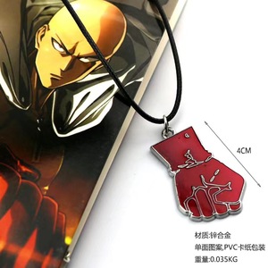 Joyería Periférica de Anime, Collar con Colgante de <span class=keywords><strong>One</strong></span> <span class=keywords><strong>Punch</strong></span> <span class=keywords><strong>Man</strong></span>, Llavero de Saitama - Product Image 3