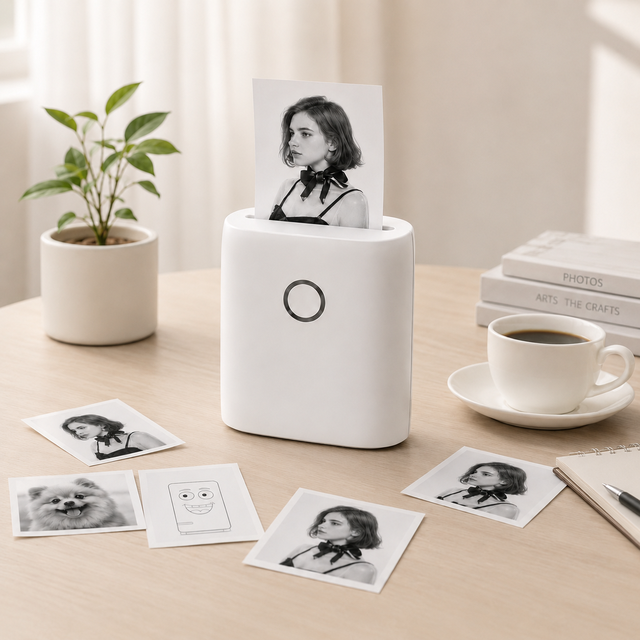 OEM Design 2 Inch Mini Pocket Photo Printers Mobile Phone Portable Handheld Wireless Mini Color Printer