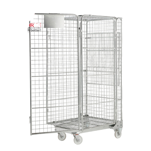 Carretilla Plegable OULITE para Carga Pesada, de Cuatro Ruedas, Duradera, de Metal Galvanizado con Zinc, para Distribución de Mercancías en Supermercados - Product Image 1