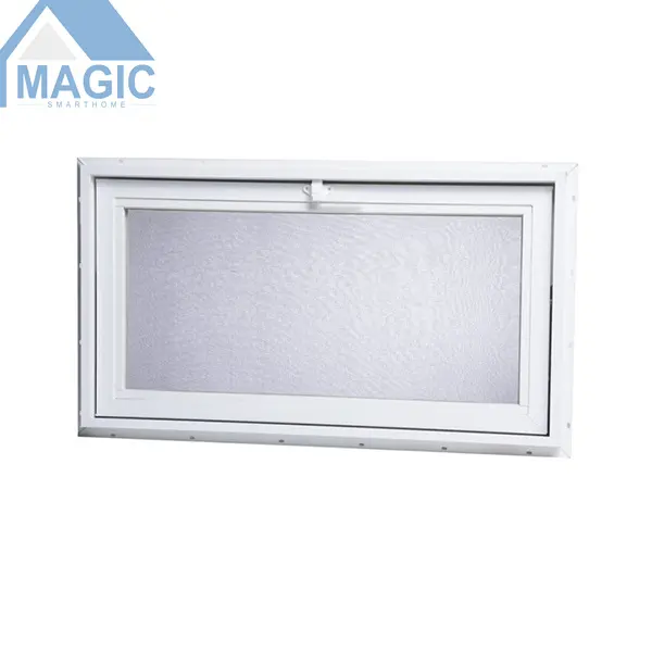 Upvc vidro duplo vidro horizontal janela do toldo pvc janela do toldo upvc janela fábrica