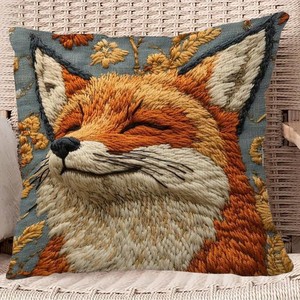 Infare Hot-seller arancione volpe federa soggiorno divano camera da letto fodera decorativa peluche federa - Product Image 4