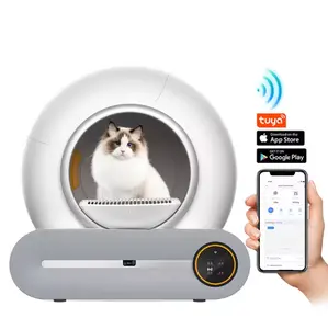 Smart schnell selbstreinigende große Katzentoilette automatische APP-Fernbedienung automatische intelligente Katzen-Kartusche