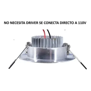 Moderno 1W LED plafoniera satinata caldo 6000K CCT regolabile AR111 Base in alluminio per ufficio Hotel-Set 10 pezzi certificato ROHS