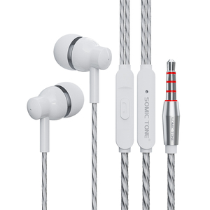 ErgoFit Earbud Tai Nghe Với <span class=keywords><strong>Microphone</strong></span> Và Cuộc Gọi Điều Khiển Tương Thích Với iPhone, Android Và <span class=keywords><strong>Blackberry</strong></span> - Product Image 1