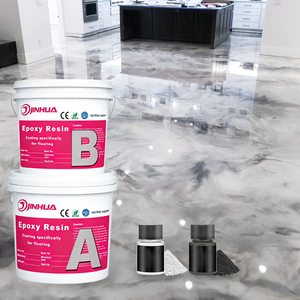 Kit di Vernice Epossidica Metallica 3D Autolivellante Antiscivolo ad Alta Lucentezza, Rivestimento Autolivellante Effetto Marmo di Lusso per Soggiorno - Product Image 1