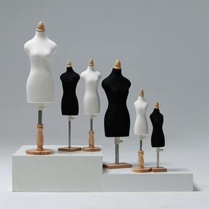 Diseño de moda Mini Maniquí cuerpo suave tela cubierta Mini tamaño vestido forma espuma modista <span class=keywords><strong>busto</strong></span> Torso para sastrería y <span class=keywords><strong>costura</strong></span> - Product Image 1