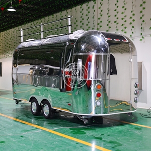 2025 Mobile <b>Food</b> <b>Trucks</b> For <b>Sale</b> New Fast <b>Food</b> <b>Truck</b> Trailer <b>Food</b> Cart Mobile Catering Trailer with Full Kitchen - Product Image 2