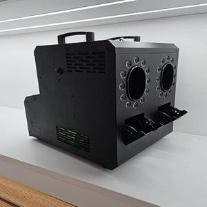 Stable High Power Bubble Fog Generator with Manual <b>Remote</b> Dual Control for Stage Atmosphere Creation Multicolor Light Aluminum - Product Image 6