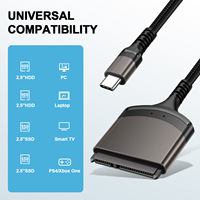 Disco Duro Móvil G-karve TIPO-C a SATA de 2.5 Pulgadas con Carcasa de Aleación de Aluminio USB Electrónico