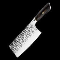 Ensemble de 3 couteaux de chef de cuisine de haute qualité avec manche en bois pakka