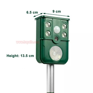 Répulsif <span class=keywords><strong>Solaire</strong></span> Ultrasonique pour Animaux de Jardin Extérieur avec Lumières LED Clignotantes - Chasseurs de Cerfs et Chiens - Product Image 2