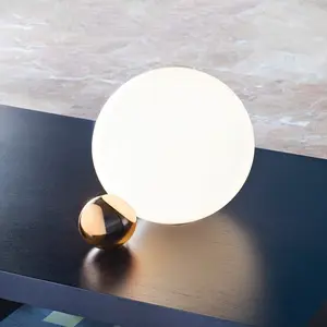 Candeeiro De Mesa De Bola De Vidro Nórdico Itália Moderna Minimalista Quarto Bedside Study Vertical Lamp Decorative Desk Lamps