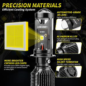 La meilleure qualité Y10 <span class=keywords><strong>Moto</strong></span> H7 H4 Modification de l'objectif Phare LED à faisceau haut et bas - Product Image 4