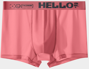 Calzoncillos de seda helada de tiro medio para hombre, finos, transpirables, antibacterianos, de corte cuadrado, sin costuras, de punto, para verano - Product Image 1