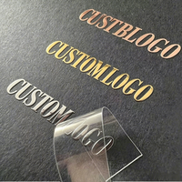 Autocollant de transfert UV DTF en feuille d'or, facilement transférable sur film plastique, pour la décoration d'accessoires, impression de logo personnalisée