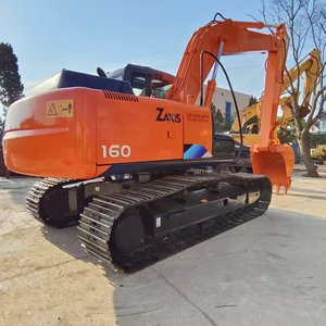 Excavatrice Hitachi ZX160 d'occasion, poids opérationnel 16 tonnes, moteur, boîte de vitesses, composants essentiels - Product Image 1
