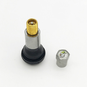 อะไหล่รถยนต์ ยางแบบไม่มียางใน รุ่น TR413C พร้อมฝาครอบโลโก้แบบกำหนดเอง - Product Image 4