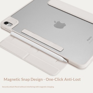 เคสแม่เหล็กแบบแยกส่วนพร้อมช่องใส่ปากกาในตัว รุ่นดูดติดด้านข้าง ซีรีส์ 2025 ใหม่ สำหรับเคส iPad 11 Air7 เคสป้องกันแท็บเล็ต - Product Image 3