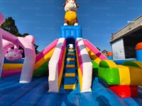 Château gonflable géant Yuedong pour adultes, parcours de jeux, terrain de fête, maison de rebond, obstacles