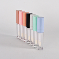 Vente en gros de luxe personnalisé pour brillant à lèvres clair Tubes vides Design carré rose unique avec un style simple pour emballage personnalisé