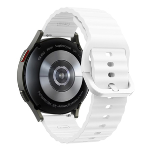 Bracelet de montre en silicone à tête droite de remplacement 20 mm 22 mm pour Samsung <span class=keywords><strong>Garmin</strong></span> Huawei Smartwatch - Product Image 1