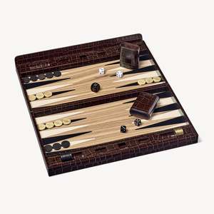 Tùy chỉnh <span class=keywords><strong>backgammon</strong></span> lớn thiết lập cho người lớn và trẻ em trò chơi hội đồng cổ điển với trường hợp da cao cấp trò chơi cờ vua - Product Image 1