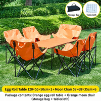 Table de camping pliable portable, table de pique-nique d'extérieur pour les voyages, le camping en camping-car, les événements familiaux, les escapades de fin de semaine, les repas en plein air