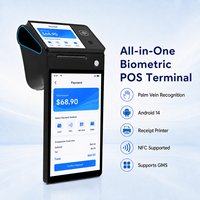 Terminal POS Android de Doble Pantalla con Conectividad NFC, WiFi, Bluetooth, USB, Procesador Octa-Core, Impresora Térmica, Punto de Venta
