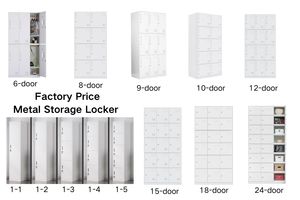 Modern Single Door Storage Locker <strong>Wardrobe</strong> Guangzhou Metal's Tall <strong>Thin</strong> Lockable Unit for Gym Hospital Supermarket Hotel Workshop - Product Image 4