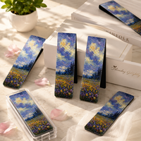 Marcadores de Libros Magnéticos Personalizados, Impresión Digital en Papel, para la Escuela, el Hogar, la Oficina, la Biblioteca, Novelas, Libros de Texto, Suministros de Lectura