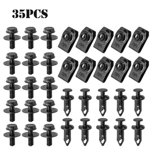Vis de carrosserie M6, clips de pare-chocs, rivets de garde-boue pour Nissan Infiniti, pièces de rechange pour réparation, 35 pièces - Product Image 1