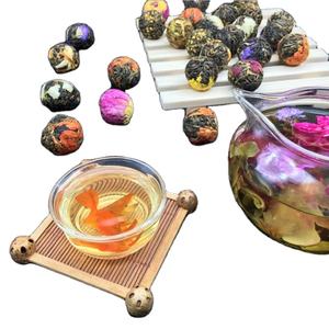 เข้ามาใหม่100% ธรรมชาติที่ทำด้วยมือมังกรบานชาเขียวดอกไม้ลูกหลวมใบ - Product Image 1