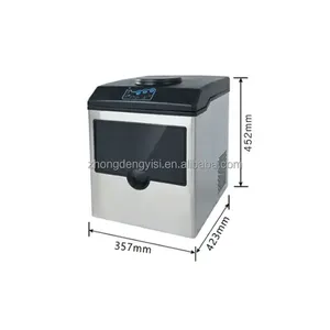 Mini Máquina de Hielo Portátil de Acero Inoxidable para Cocina, Hogar, Encimera, Mesa, para Hacer Cubitos de Hielo, Máquina de Hielo para Bebidas - Product Image 2
