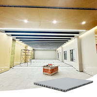 Panneau alvéolé universel en aluminium thermolaqué à grande portée pour isolation acoustique des plafonds de grandes salles