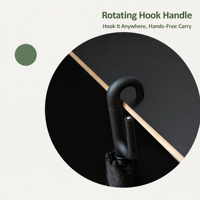 Parapluie pliable écologique en rPET à séchage rapide, résistant à l'eau et au vent, idéal pour les voyages et comme cadeau d'affaires