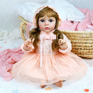 Lifereborn 24 ''60cm réaliste Bebe <span class=keywords><strong>Reborn</strong></span> poupées princesse enfant en bas âge bébé fille habiller jouer poupées douces pour les filles cadeaux - Product Image 2