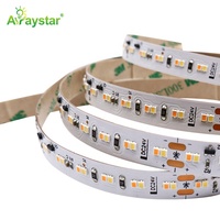 Bande lumineuse à led 2216, 24V cct, réglable, blanc chaud et blanc, haute luminosité, étanche, 224 diodes/m
