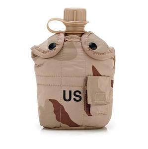 Outdoor Sports & Entertainment 1 Quart Aluminum Cup <b>Kettle</b> US-made Canteen with Pouch Case for Hiking & <b>Camping</b> Use - Product Image 2