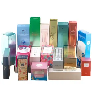 Custom Printing Cardboard Paper Box Luxury Cosmetic Skincare Box Packaging Perfume Bottle Skin Care Set Gift Box