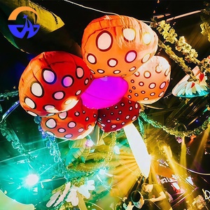 Luzes de Festa Temática da Selva Chenghuang & Festival de Música Eletrônica, Balões Infláveis em Forma de Flor, Props Suspensos de 1,5m/2m para Idades Acima de 14 Anos - Product Image 2