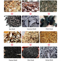 Four de carbonisation à bas prix pour la fabrication de charbon de bois, machine à briquettes de charbon de bois de bambou, de coque de noix de coco et de sciure de bois