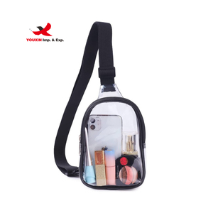Dropshipping Fashion <b>Toiletry</b> Crossbody <b>Bag</b> Mini <b>Clear</b> Sling <b>Bag</b> Transparent Casual Shoulder PVC Waterproof Reversible Chest <b>Bag</b> - Product Image 2