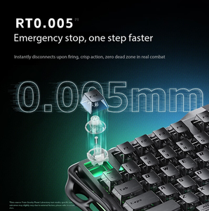 GravaStar Mercury V75 <b>Wired</b> Magnetic Switch Gaming Keyboard UFO HE Switch RT 0.005mm 8000Hz Polling Rate Aluminum RGB Keyboard - Product Image 5
