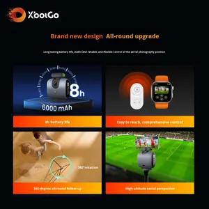 XbotGo Chameleon AI Telecamera Sportiva Automatica per Azioni Estreme |   Telecamera 4K HD IP67 Impermeabile con Angolo di Visione 140°, Tracciamento del Movimento a 360°, Schermo da 2.0" e Supporto MicroSD - Product Image 6