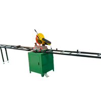 Scie à main à tête unique Machine de découpe à tête unique pour profilés en aluminium Portes et fenêtres