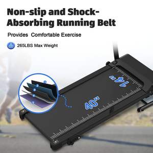 3 seviyeli manuel eğimli 150KG ağırlık kapasitesi 2.5HP taşınabilir elektrikli koşu bandı ile ev için KREEDA katlanır koşu bandı - Product Image 4